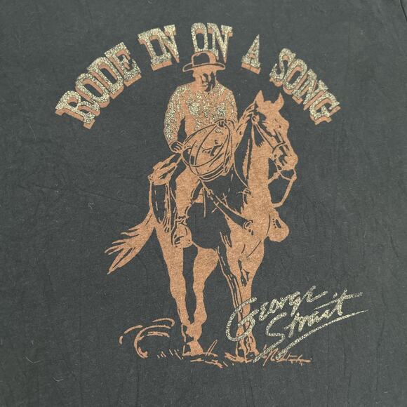 George Strait ‘Rode In A Song’ Wrangler Graphic Tee - Picture 2 of 4